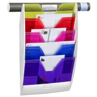 CEP Présentoir mural Happy, A4, 5 compartiments, multicolore