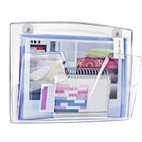 CEP Wandprospekthalter, magnetisch, DIN A4, 1 Fach, glasklar