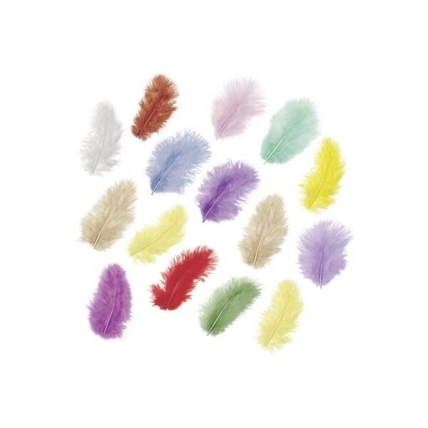 KNORR PRANDELL Plumes marabout 5cm 216619991 ass. 15 pcs.