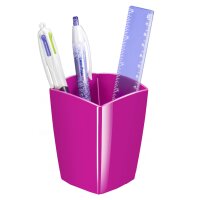 CEP Pot à crayons GLOSS, 2 compartiments, blanc