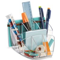 CEP Multipot à crayons CONFORT, 8 compartiments, noir