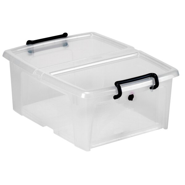 CEP Aufbewahrungsbox strata, 12 Liter, transparent