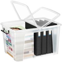 CEP Aufbewahrungsbox strata, 12 Liter, transparent