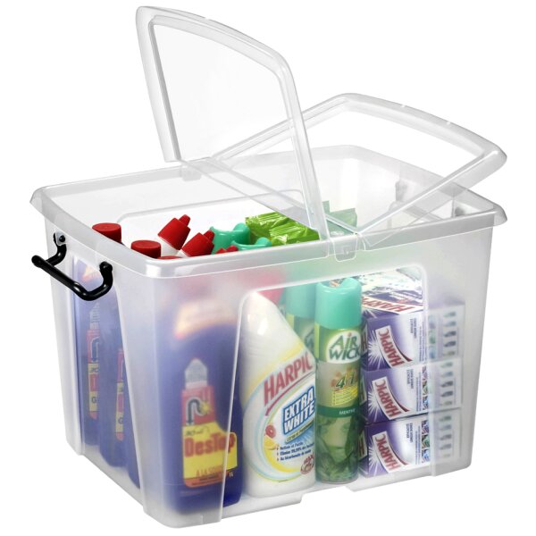CEP Aufbewahrungsbox strata, 6 Liter, transparent