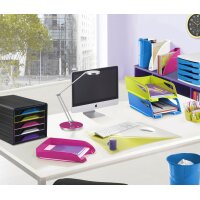 CEP Module de classement GLOSS, 4 tiroirs, bleu océan