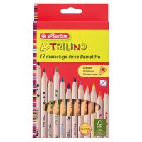 herlitz Crayon de couleur triangulaire Trilino,...