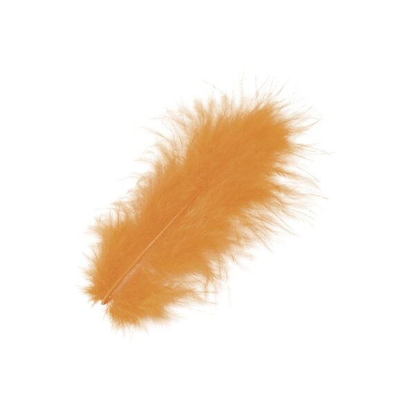 KNORR PRANDELL Plumes marabout 10cm 216619100 orange 15 pcs.