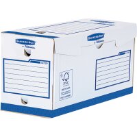Fellowes BANKERS BOX Basic Archiv-Schachtel Heavy Duty, blau