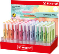 STABILO Textmarker swing cool Pastel Edition, 16er Display