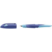 STABILO Stylo plume EASYbirdy R, droitiers, bleu/azur