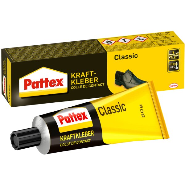Pattex Kraftkleber Classic, lösemittelhaltig, 125 g Tube