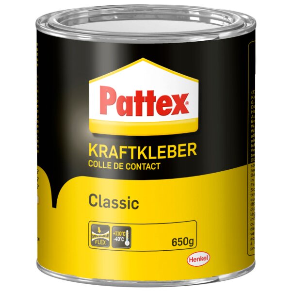 Pattex Kraftkleber Classic, lösemittelhaltig, 650 g Dose