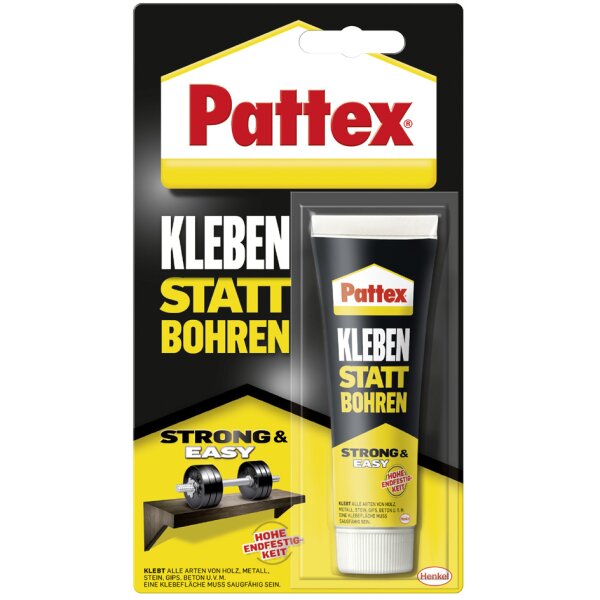 Pattex Colle forte Coller au lieu de percer, tube de 50 g