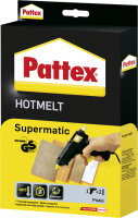 Pattex Pistolet à colle HOT SUPERMATIC, noir/jaune
