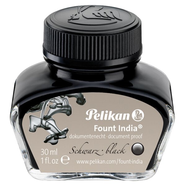 Pelikan Encre Fount India, noir, dans un flacon
