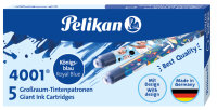 Pelikan Cartouches dencre grand volume GTP/F/5, bleu royal