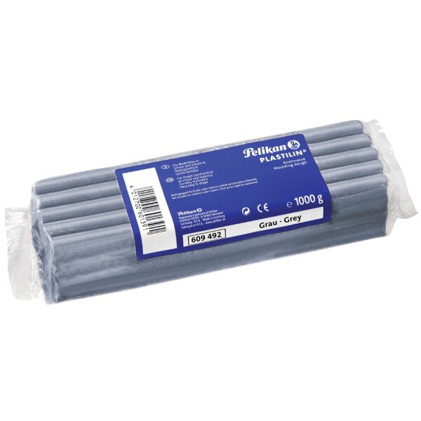 Pelikan P&acirc;te &agrave; modeler de qualit&eacute; plastilin, gris