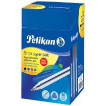 Pelikan Kugelschreiber STICK super soft, farbig sortiert