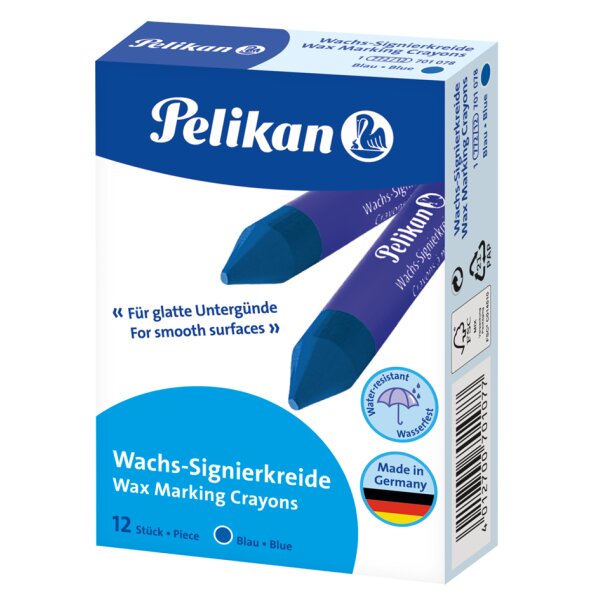 Pelikan Crayons de cire &agrave; marquer 772, rouge, diam&egrave;tre: 12mm