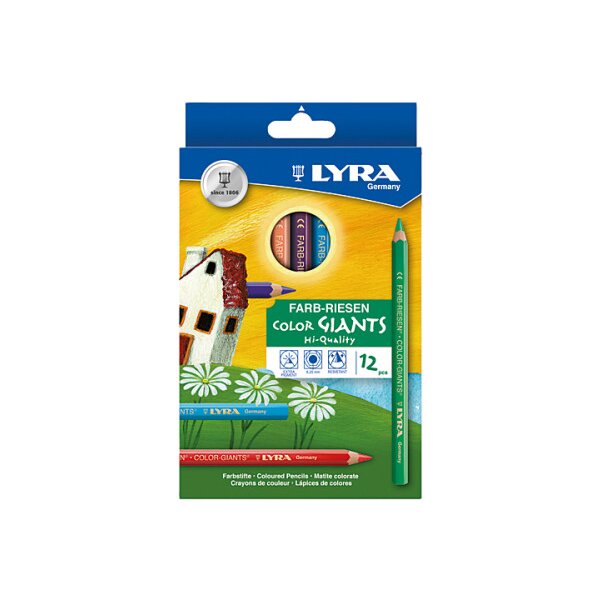 LYRA Farbriesen 3941120 12 Farben Etui