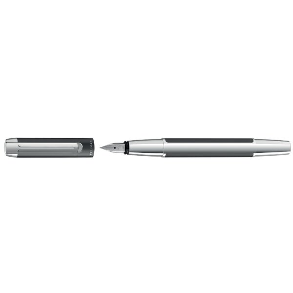 Pelikan Stylo plume PURA, taille de plume : F, argent