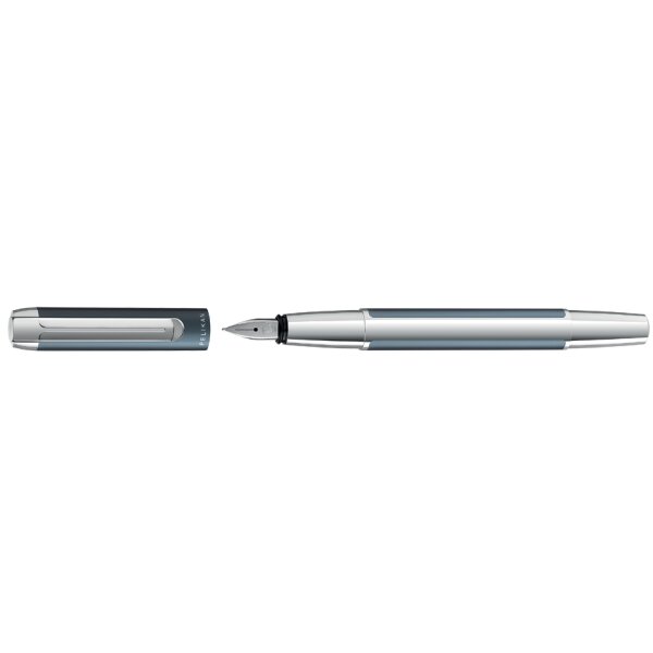 Pelikan Stylo plume PURA, taille de plume : F, argent