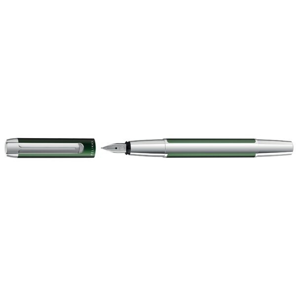 Pelikan Stylo plume PURA, taille de plume : F, argent