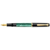 Pelikan Stylo plume 200, vert marbré, taille de...