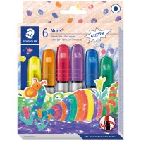 STAEDTLER Craie gel Noris Glitter, étui carton de 6