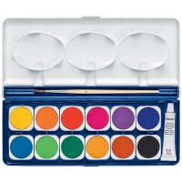 STAEDTLER Boîte de peinture Noris, 12 couleurs