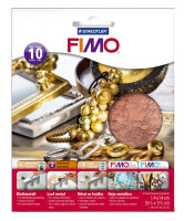 FIMO Blattmetall, kupfer, 10 Blatt