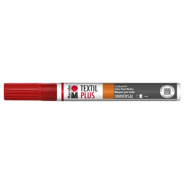 Marabu Marqueur pour textile Textil Painter Plus, cerise