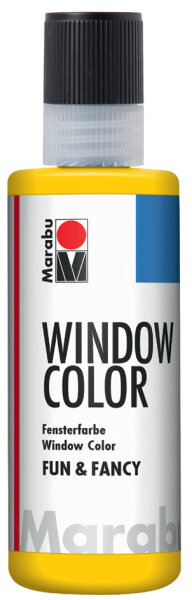 Marabu Window Color fun & fancy, 80 ml, jaune,