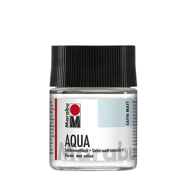Marabu Vernis mat-satiné Aqua, mat-satiné, 50 ml, flacon