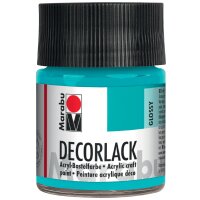 Marabu Vernis acrylique Decorlack, bleu moyen, 50 ml,