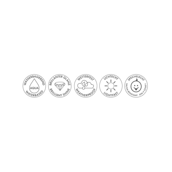 Marabu Acryllack "Decorlack", metallic-gold, 15 ml, im Glas