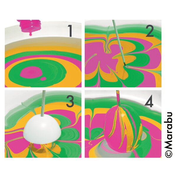 Marabu Peinture à marbrer Easy Marble, 15 ml, vert clair