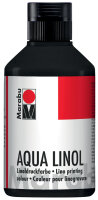 Marabu couleur pour linogravure Aqua, noir, 250 ml,