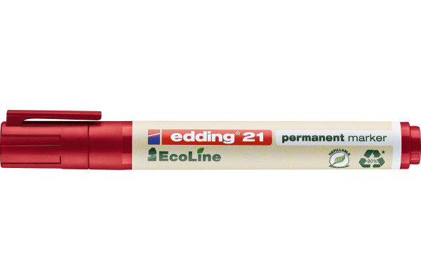 EDDING Permanent Marker 21 1.5-3mm 21-2 rouge