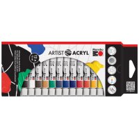 Marabu Acrylfarben-Set "Artist Acryl", 12 x 12 ml