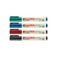 EDDING Permanent Marker 22 1.0-5.0mm 22-e4 4 couleurs