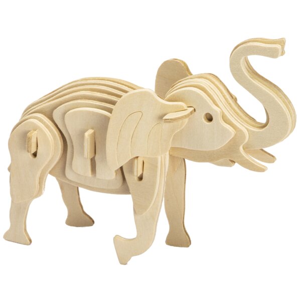 Marabu KiDS Puzzle 3D El&eacute;phant, 27 pi&egrave;ces