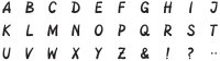 HEYDA Kit de tampons à motifs alphabet,...
