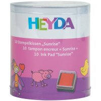 HEYDA Stempelkissen-Set "Sunrise",...