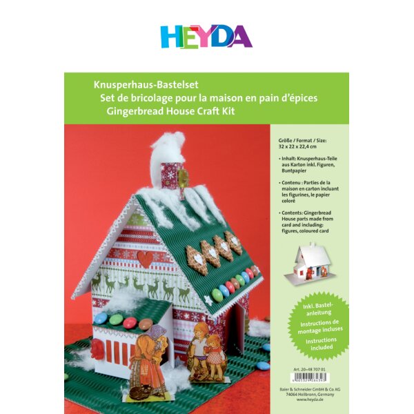 HEYDA Set de bricolage pour maison en pain dépices