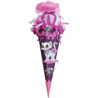 ROTH Kit de bricolage de cornet scolaire chaton, hexago-