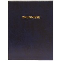 ROTH Zeugnisringbuch, Kunststoff, DIN A4, dunkelrot