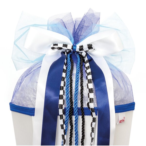 ROTH Pochette Speed, blanc/bleu/noir en 70% polyester et