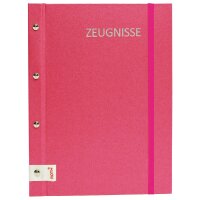 ROTH Zeugnismappe Metallium mit Buchschrauben, pink