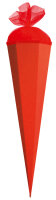 ROTH Bastelschultüte mit Verschluss, 850 mm, rot